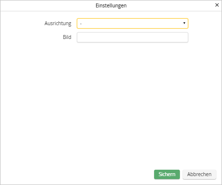 Vorgangshistorie-Einstellungen