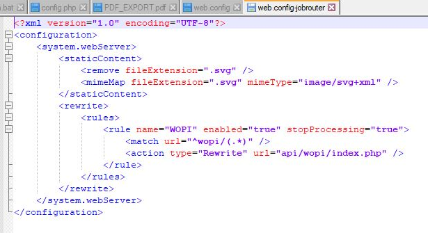 web.config-jobrouter