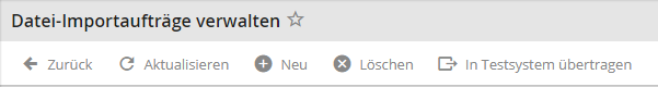 Button In Test-/Produktivsystem übertragen