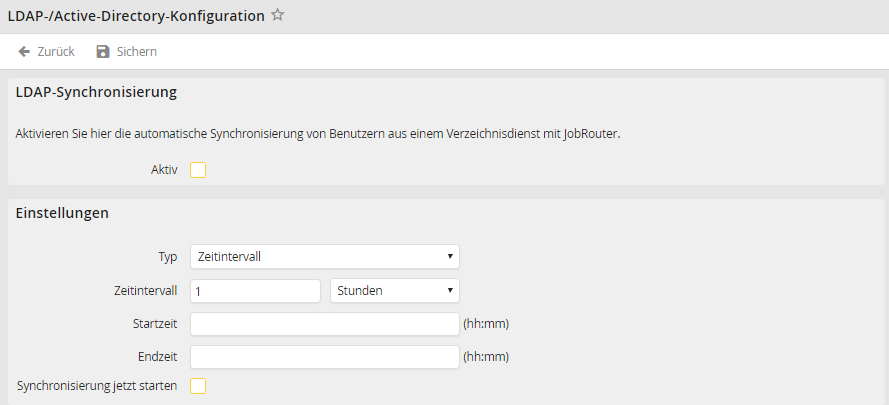 LDAP-Synchronisierung