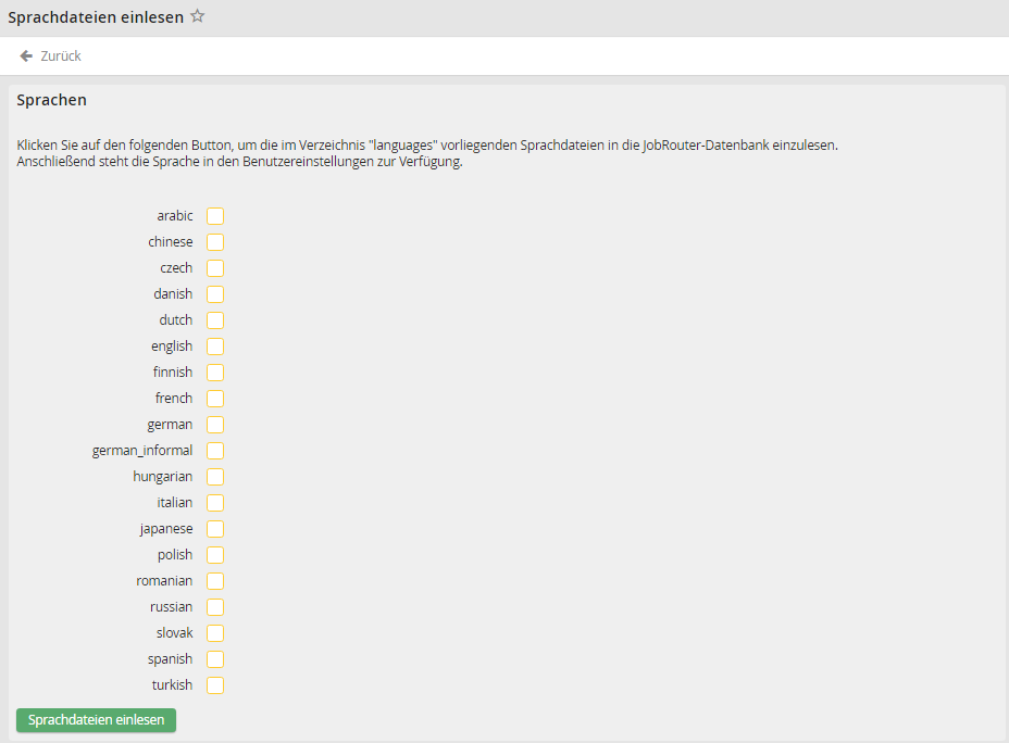 Sprachdateien einlesen
