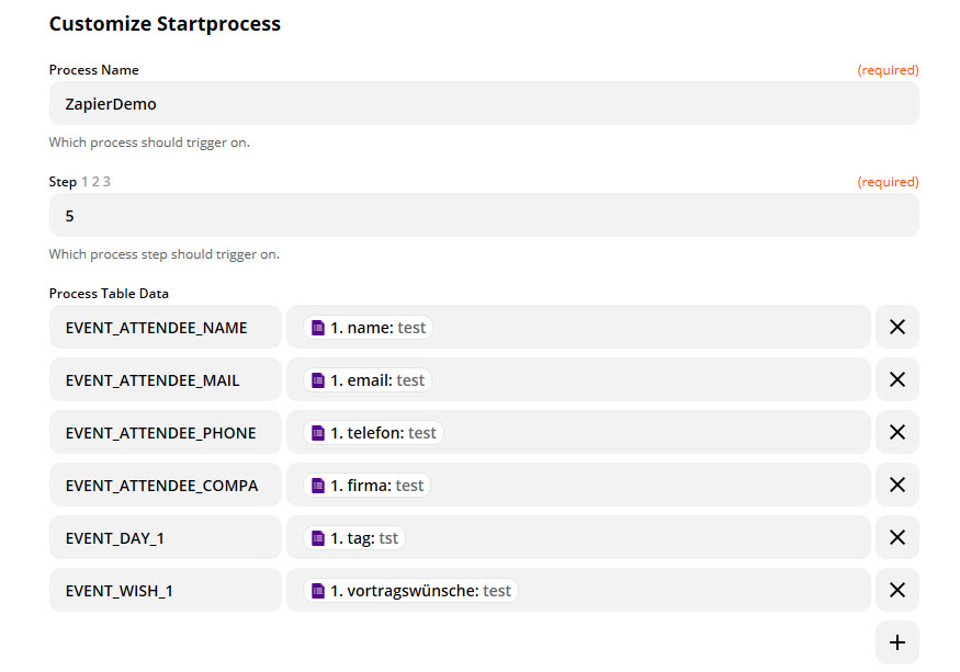 Customize Startprocess