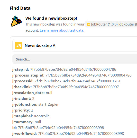 Test new Inbox Step