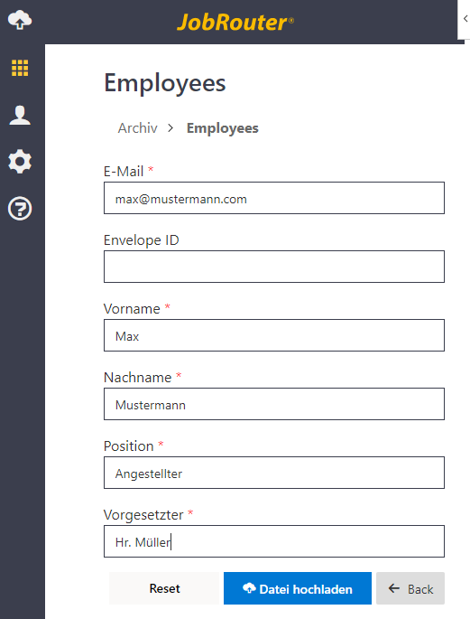 Add-In Indexierung