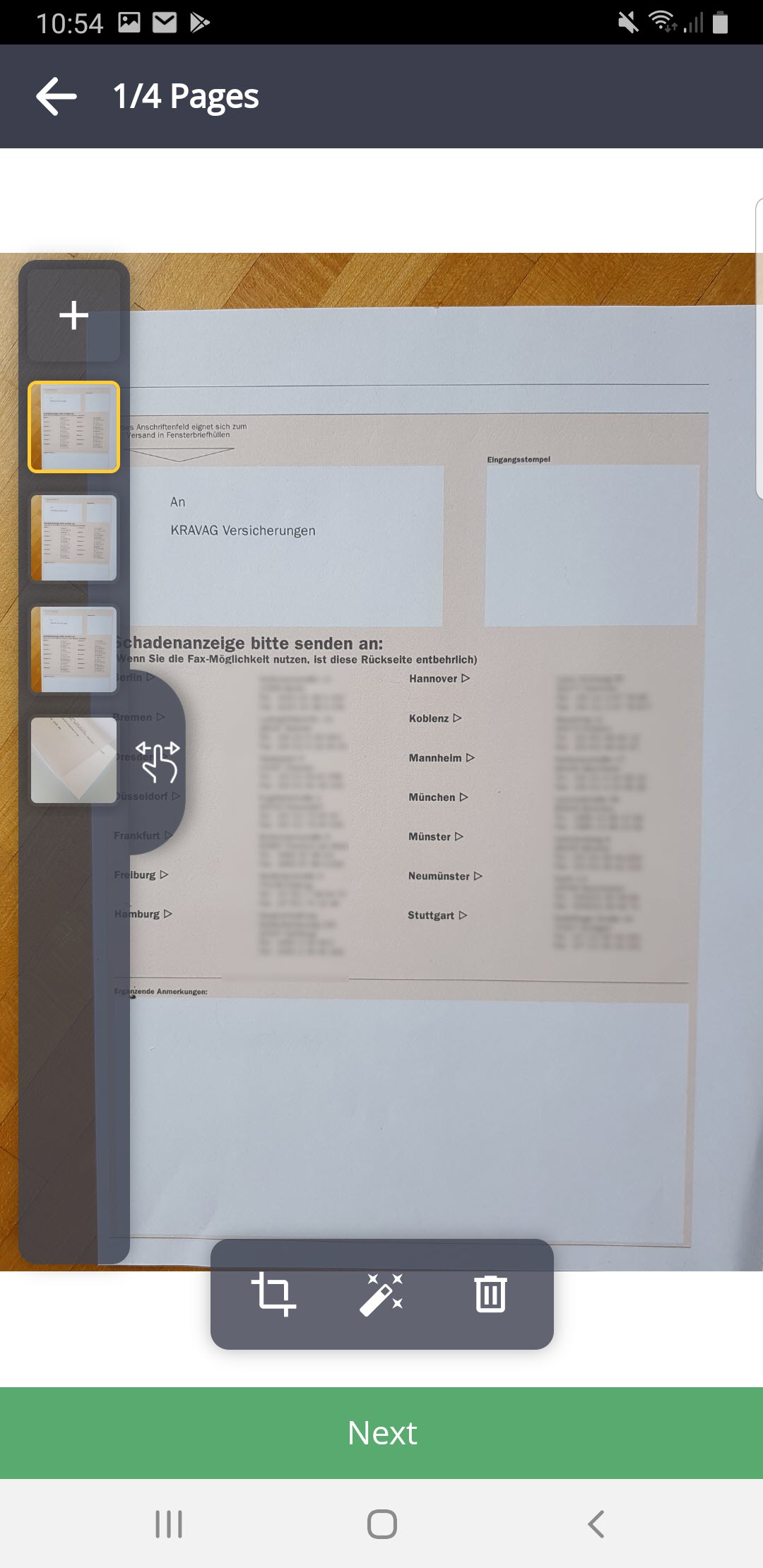 Mehrseitig Modus