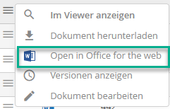 Dokument bearbeiten