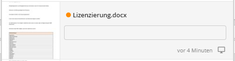 Hovereffekt des Kommentars (leer)