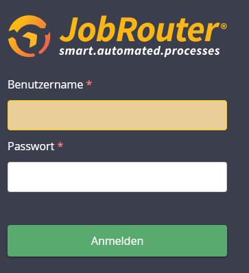Login-Maske