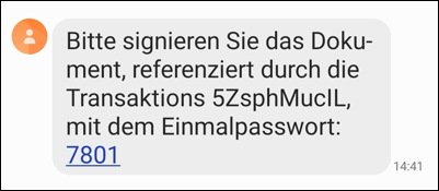 Transaction Code SMS