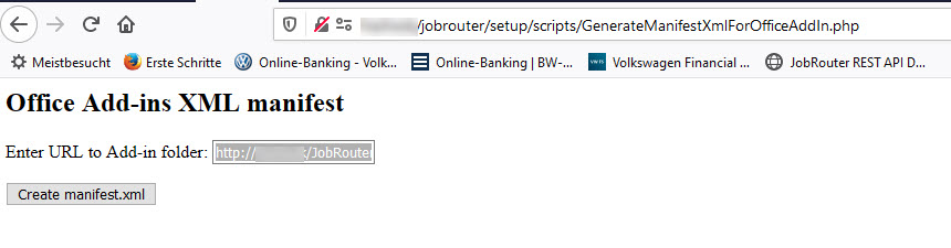 Manifest.xml erstellen