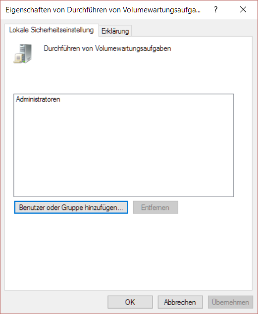 Durchführen von Volumewartungsaufgaben