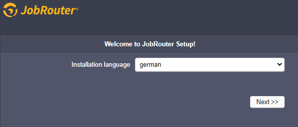 JobRouter Web Setup