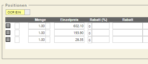 OCR-Modus