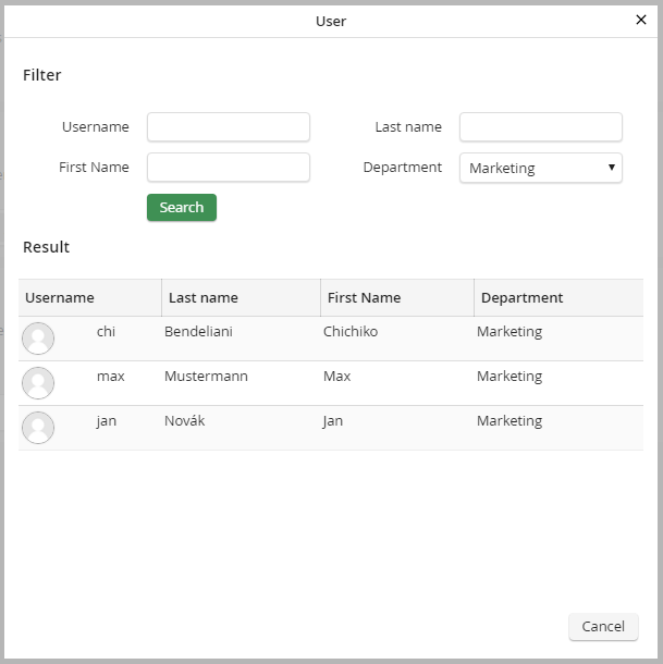 Select substitutes