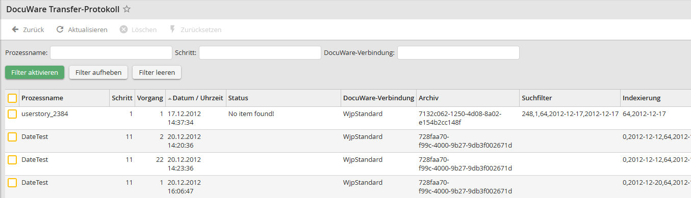 Transferprotokoll Transferprotokoll