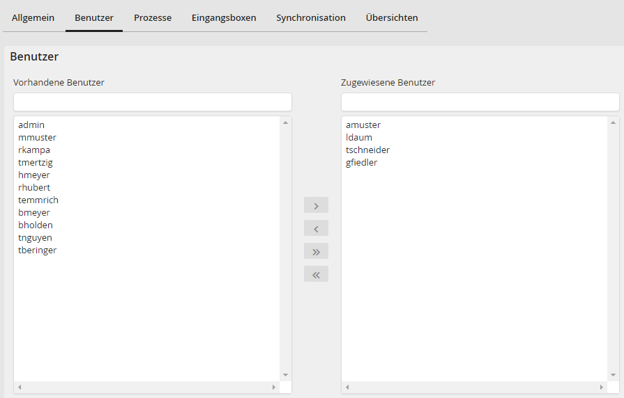 Benutzer einer Rolle zuweisen