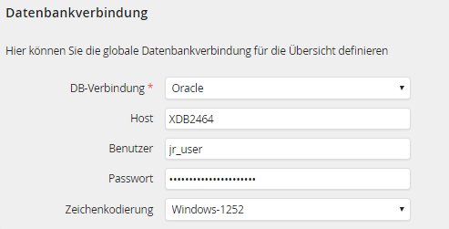 ORACLE-Datenbank ORACLE-Datenbank