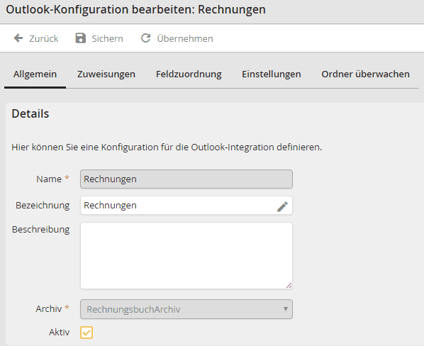 Allgemeine Details Allgemeine Details