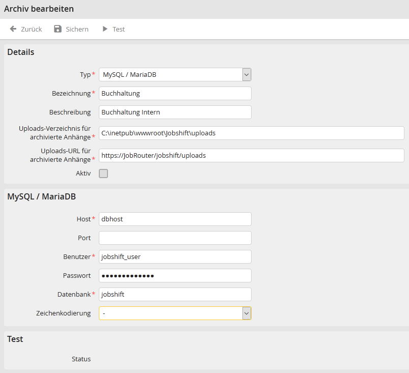 Archiv bearbeiten Archiv bearbeiten