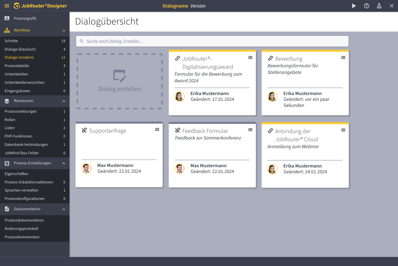 DESIGNER_mdialoge_dialoguebersicht