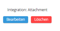 Integration bearbeiten