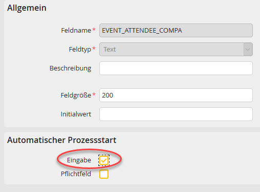 Eingabe Feld Eingabe Feld