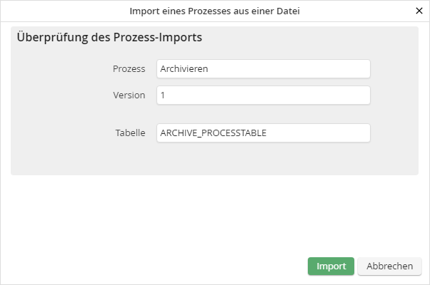 Maske für die Anpassung der Prozesseigenschaften Maske für die Anpassung der Prozesseigenschaften