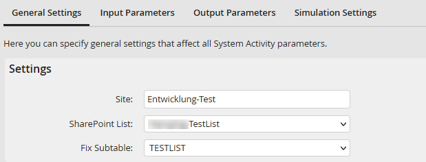 Allgemeine Einstellungen