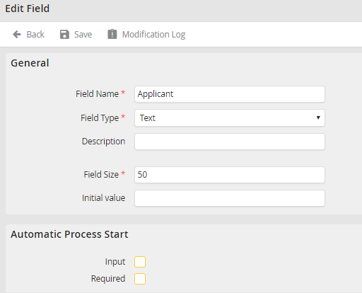 Field properties