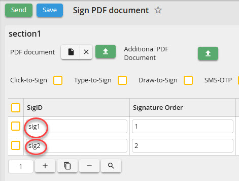 PDF signing IDs