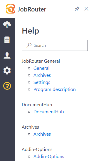 Help page