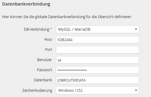 MySQL-Datenbank MySQL-Datenbank