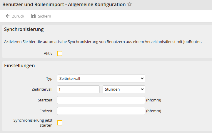LDAP-Synchronisierung