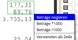 BetraegeNegieren