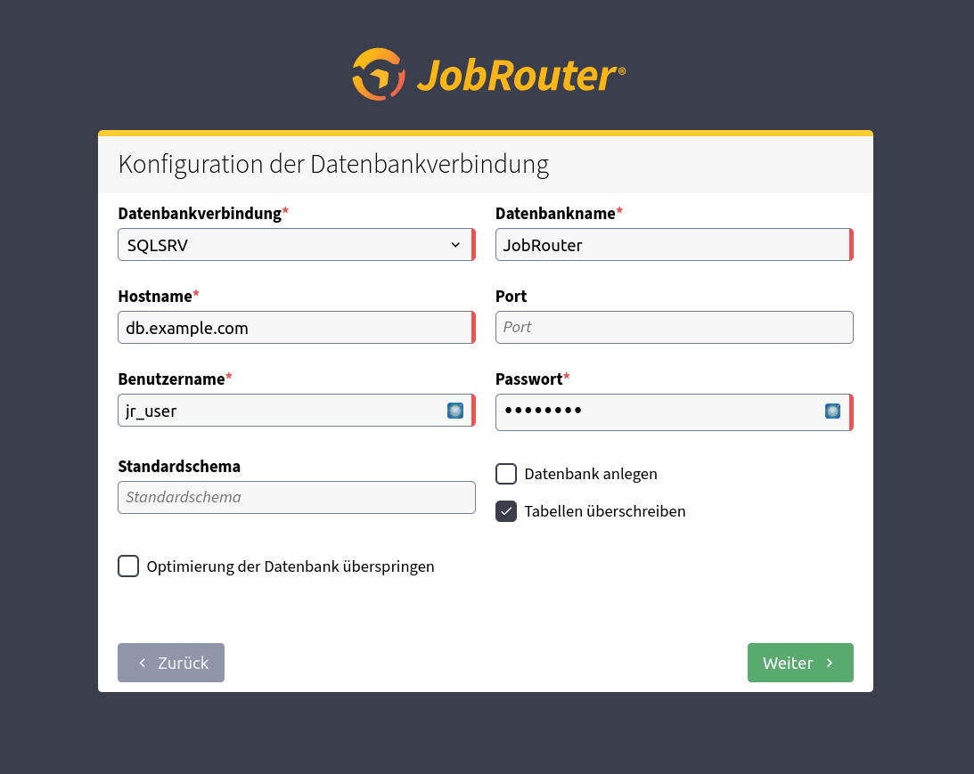 Datenbankverbindung