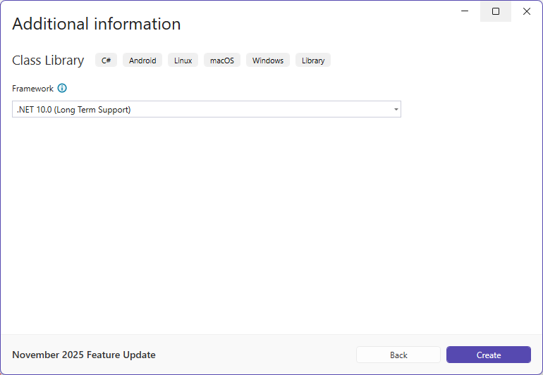 .NET10.0 (Long Term Support) .NET10.0 (Long Term Support)