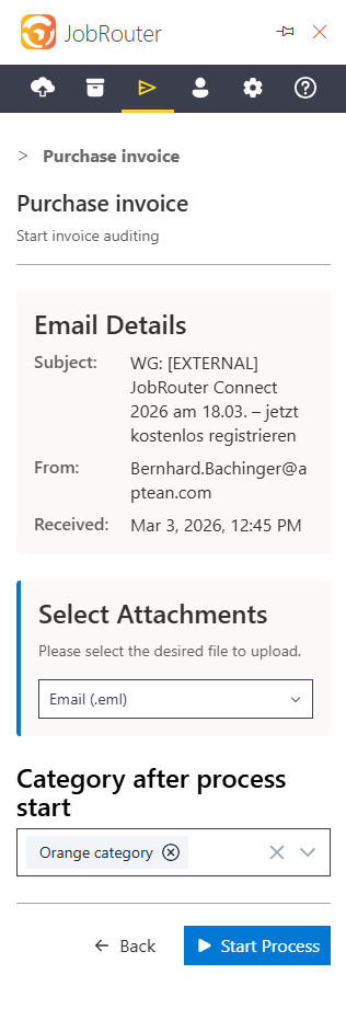 JobRouter_for_Outlook_Process_start