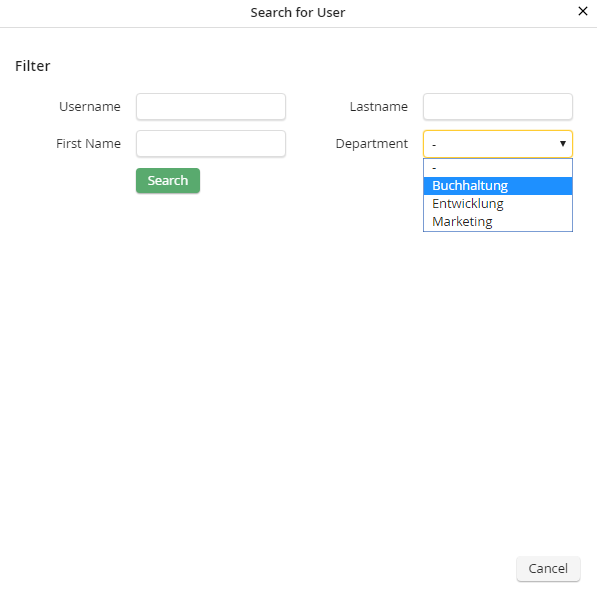 Search for users Search for users