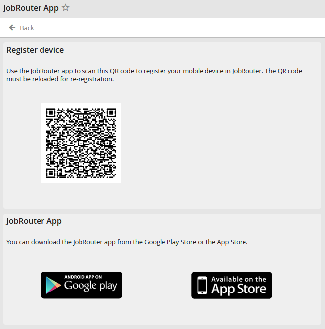 JobRouter App JobRouter App